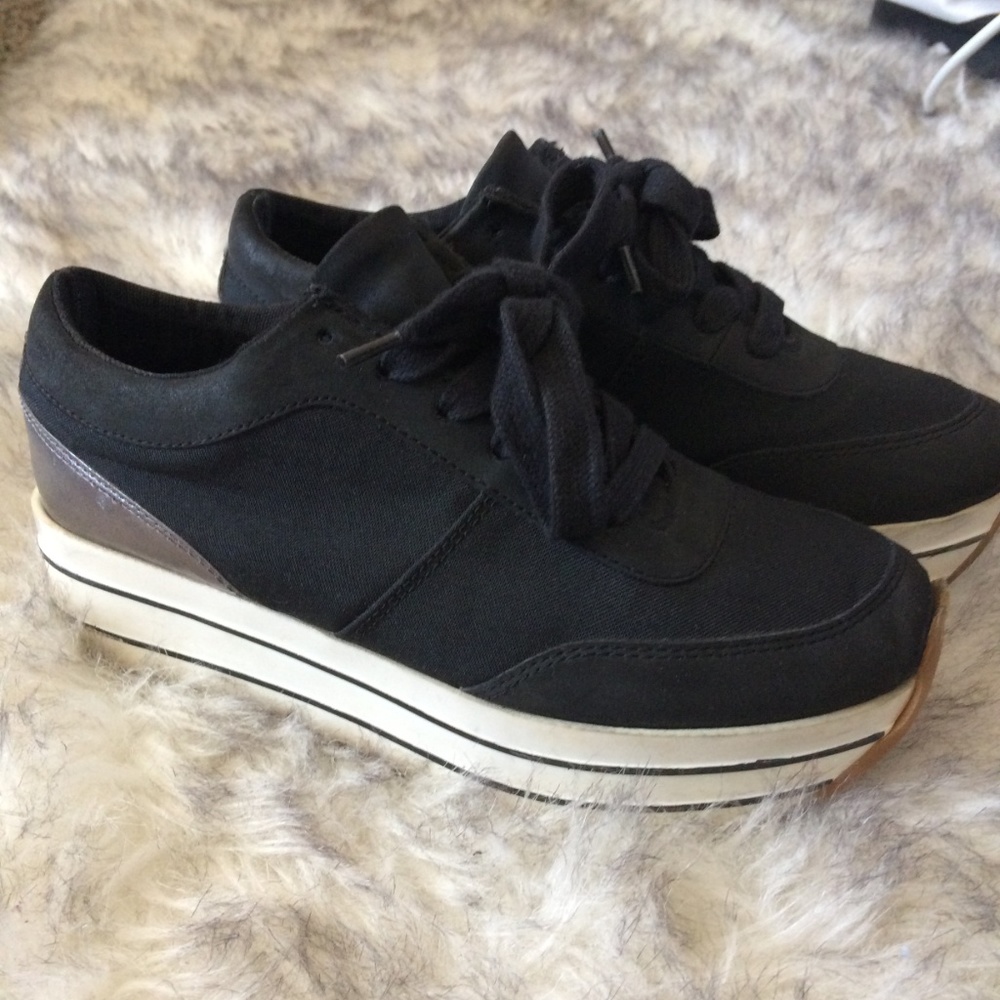 Black ZARA Platform Shoes